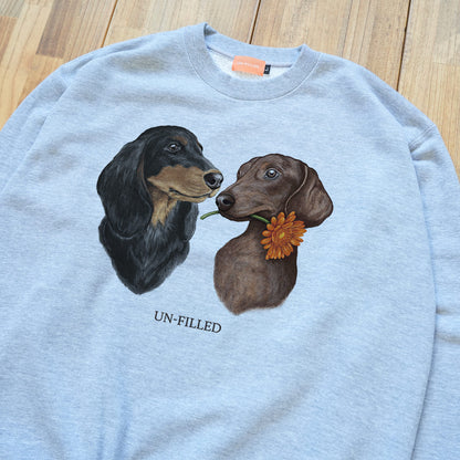 VINTAGE GERBERA DOG CN SWEAT