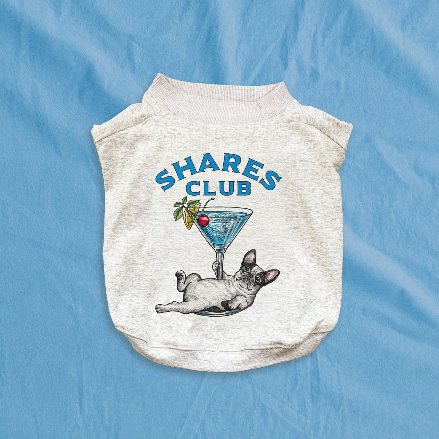 【期間限定！ 7/26 まで販売中】RUUU 描きおろし 〈 SHARES CLUB〉DOG T-SHIRTS/ 犬用 T シャツ