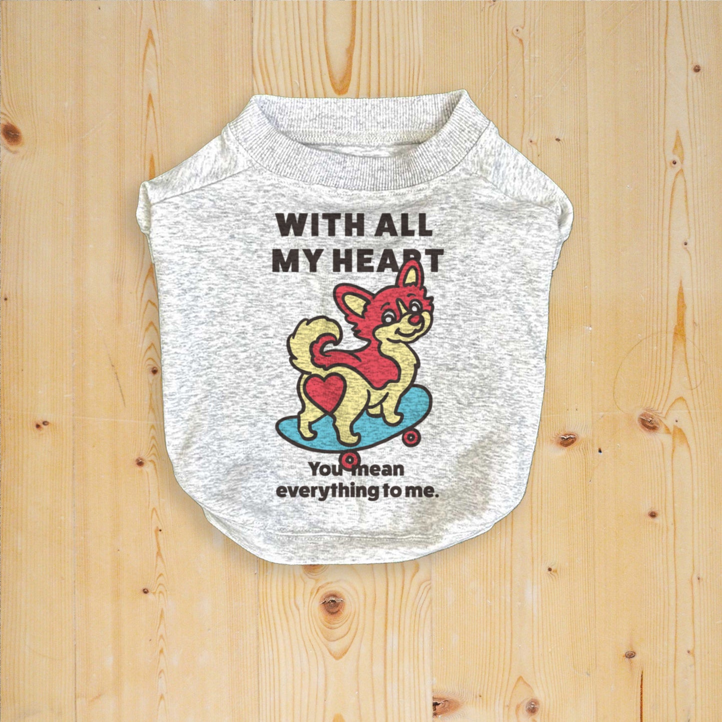 【期間限定！ 2/23 まで販売中】 〈 MY HEART♡〉 DOG T-SHIRTS/ 犬用 T シャツ