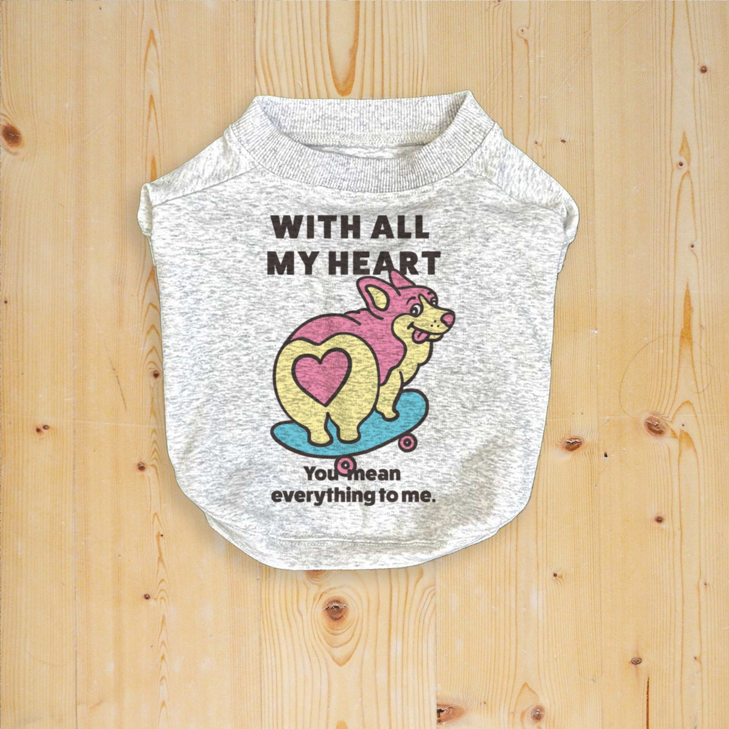 【期間限定！ 2/23 まで販売中】 〈 MY HEART♡〉 DOG T-SHIRTS/ 犬用 T シャツ