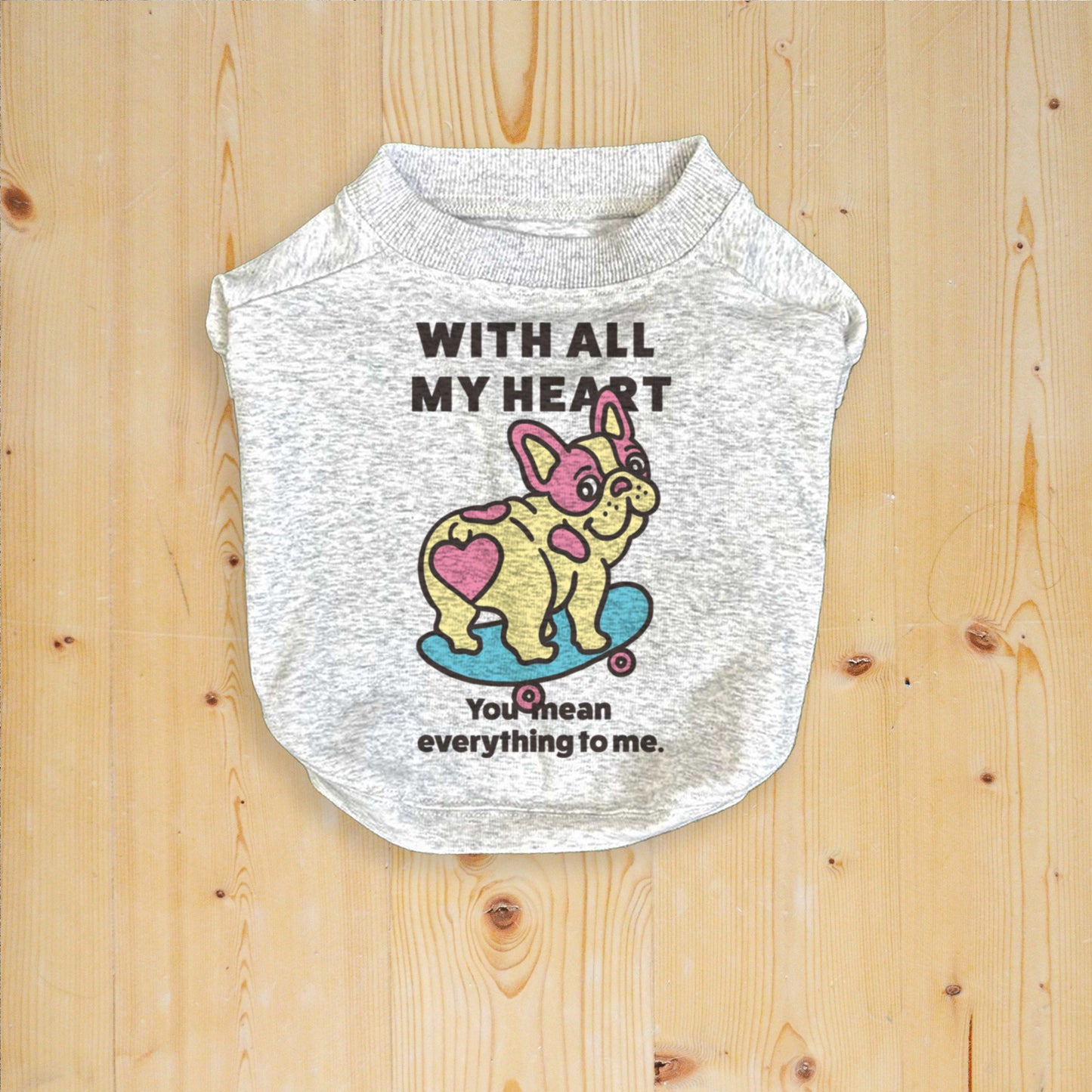 【期間限定！ 2/23 まで販売中】 〈 MY HEART♡〉 DOG T-SHIRTS/ 犬用 T シャツ