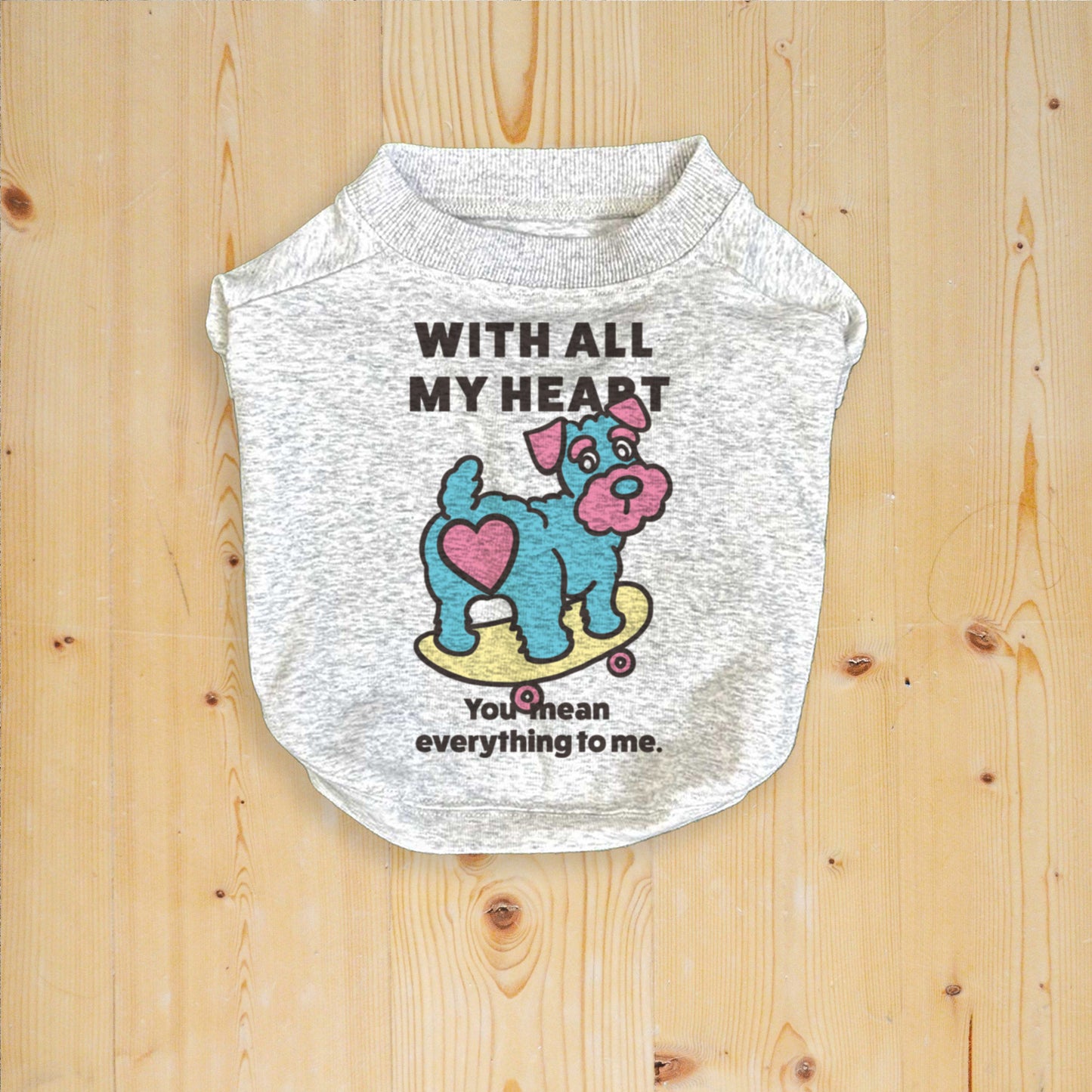 【期間限定！ 2/23 まで販売中】 〈 MY HEART♡〉 DOG T-SHIRTS/ 犬用 T シャツ