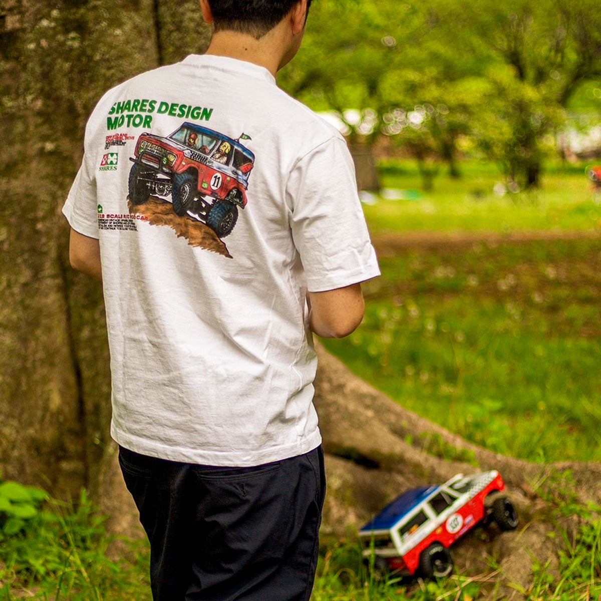 【SD-MOTOR】GOLDEN ROAD CAR-TEE/半袖Ｔシャツ