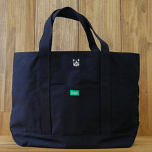 画像をギャラリービューアに読み込む, FB FACE 1P EMB 1DAY BIG TOTE BAG【ブラック】
