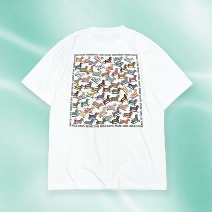 【全4犬種】ALL OVER COOL DRY TEE / 総柄 - 接触冷感 Tシャツ