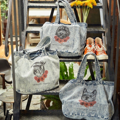 【エコバッグプレゼント対象】GERBERA DOG DENIM TOTE