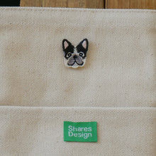 画像をギャラリービューアに読み込む, FB FACE 1P EMB HOLIDAY MIDDLE TOTE BAG【ナチュラル】
