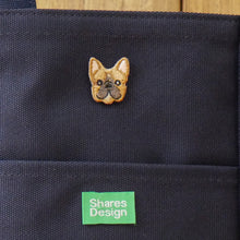 画像をギャラリービューアに読み込む, FB FACE 1P EMB 1DAY BIG TOTE BAG【ネイビー】
