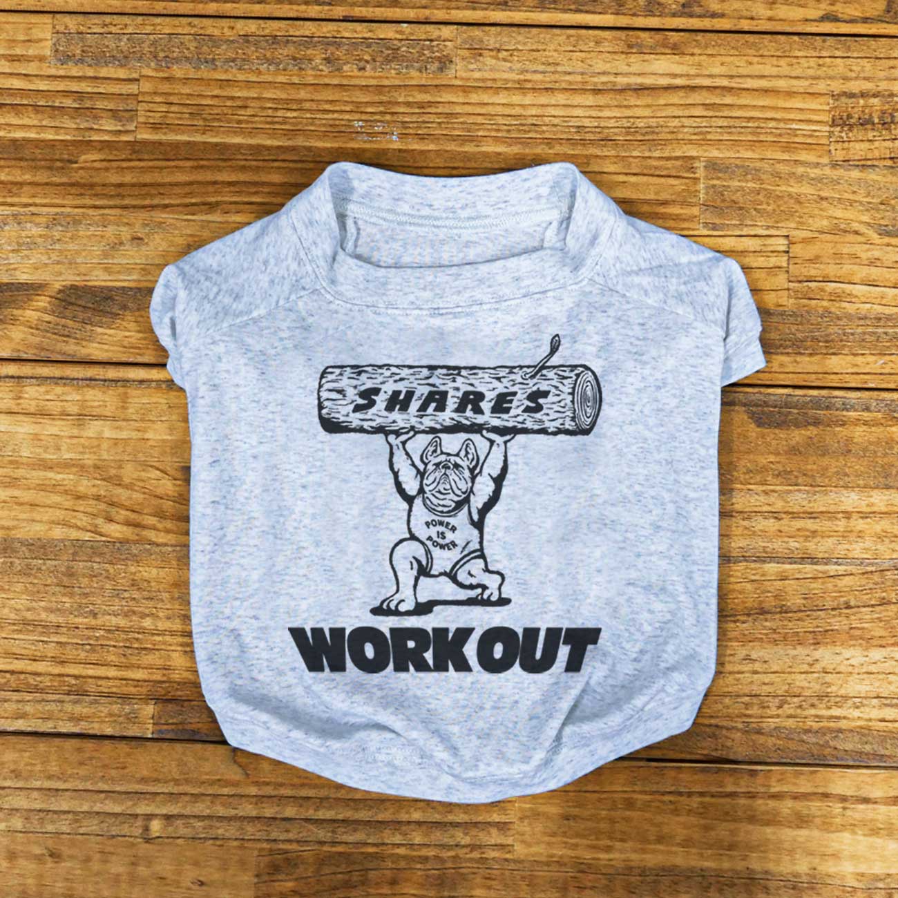 【受注生産！6/13まで予約】POWER IS POWER - DOG TEE / 犬用Ｔシャツ