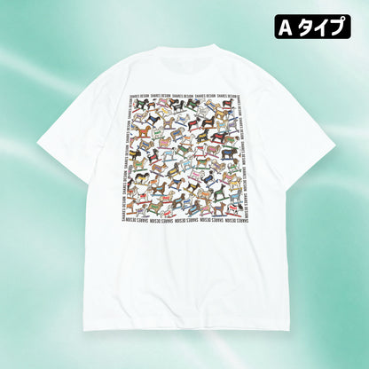 SHARES ALL OVER COOL DRY TEE / 総柄 - 接触冷感 Tシャツ