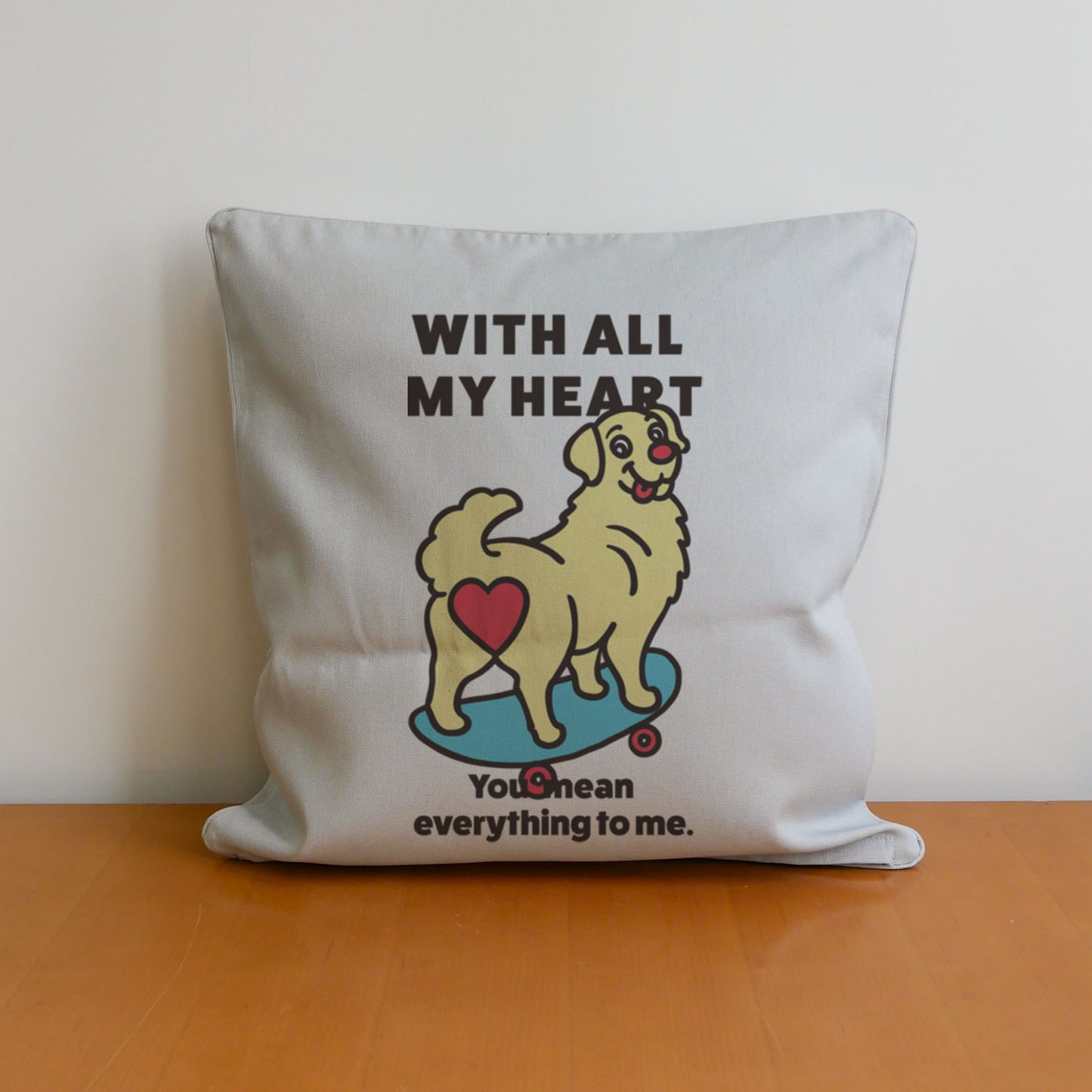 【期間限定！ 2/23 まで販売中】 〈 MY HEART♡〉 CUSHION COVER/ クッションカバー（送料無料）