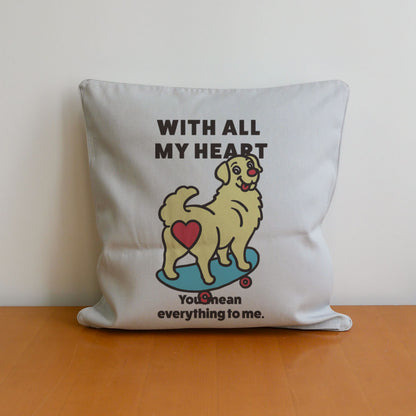 【期間限定！ 2/23 まで販売中】 〈 MY HEART♡〉 CUSHION COVER/ クッションカバー（送料無料）