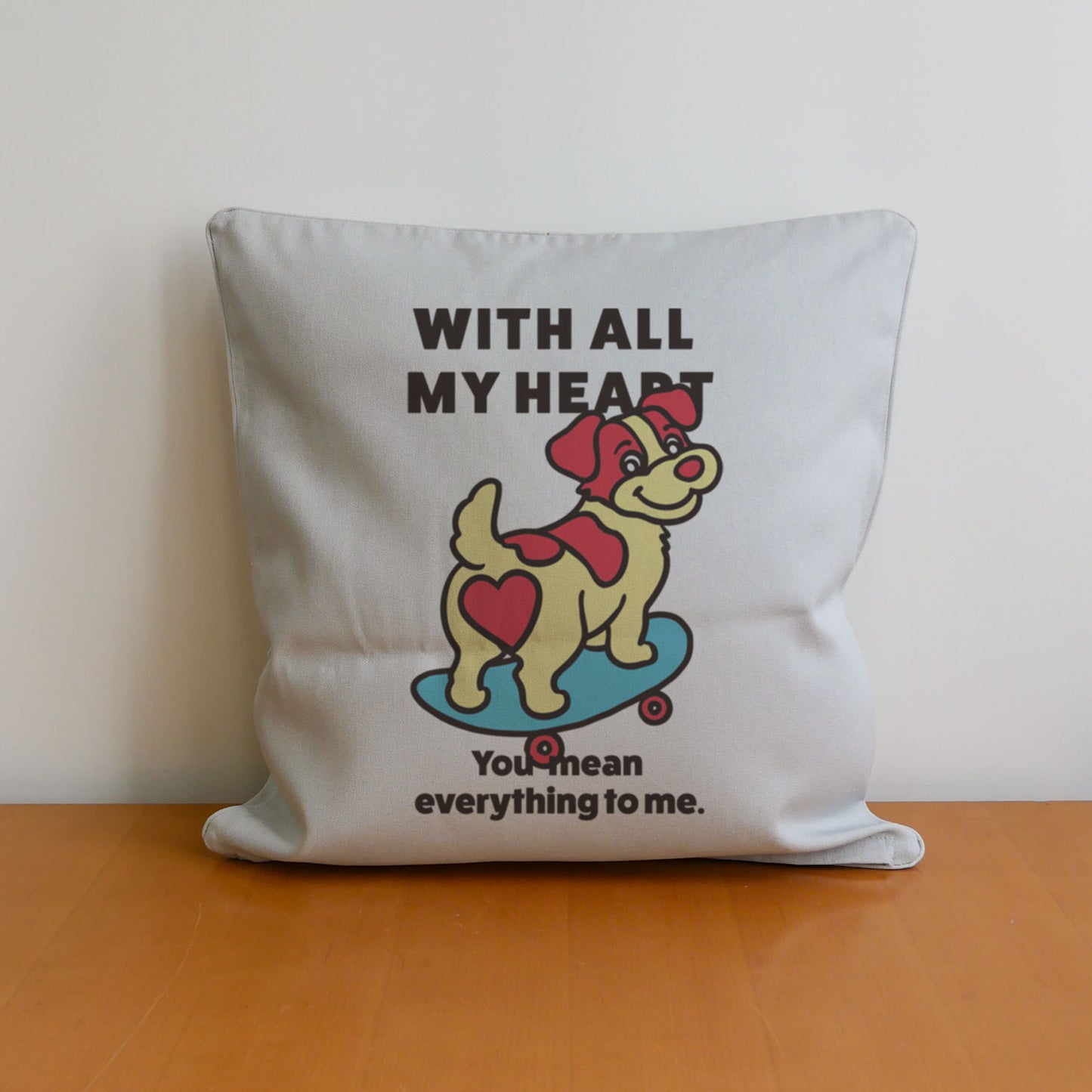 【期間限定！ 2/23 まで販売中】 〈 MY HEART♡〉 CUSHION COVER/ クッションカバー（送料無料）