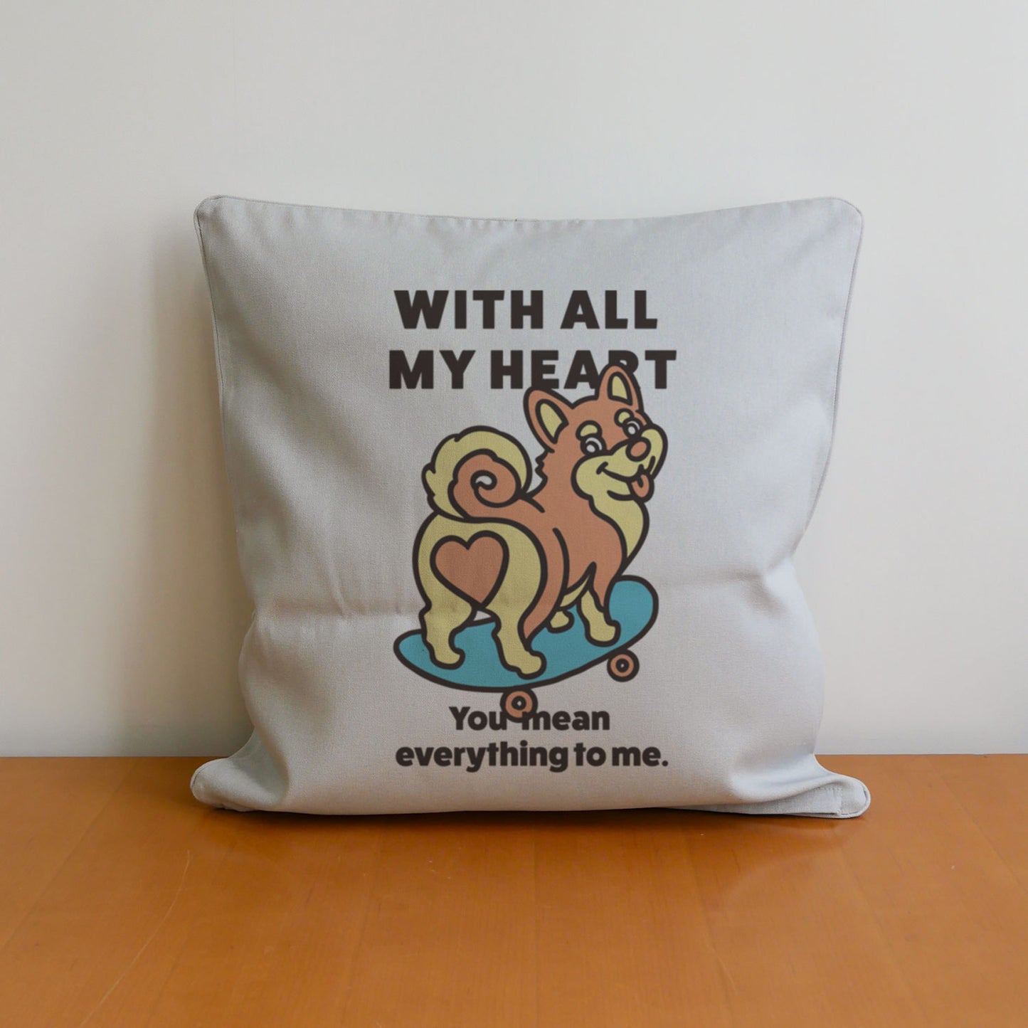 【期間限定！ 2/23 まで販売中】 〈 MY HEART♡〉 CUSHION COVER/ クッションカバー（送料無料）
