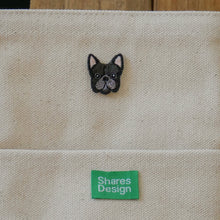 画像をギャラリービューアに読み込む, FB FACE 1P EMB HOLIDAY MIDDLE TOTE BAG【ナチュラル】
