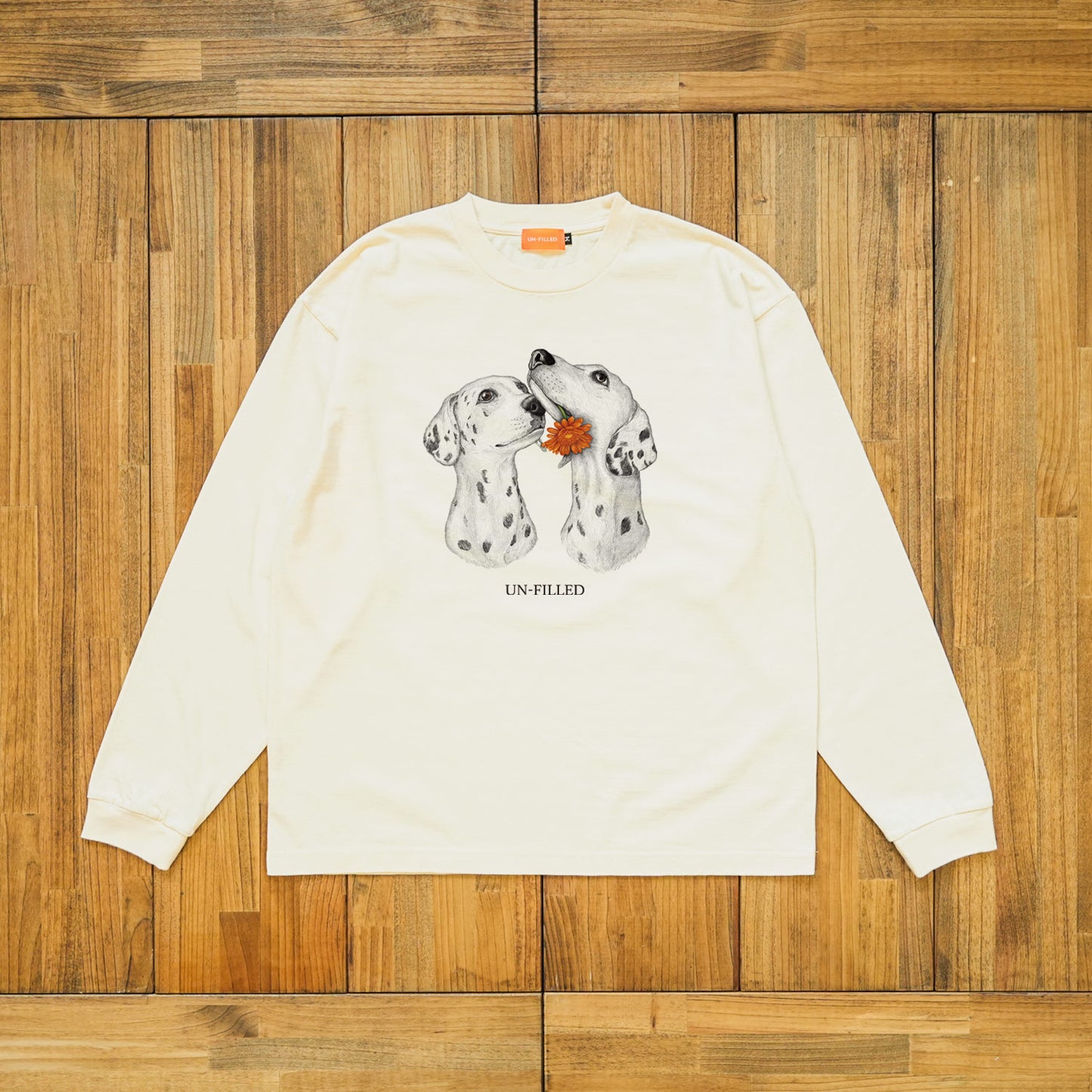 VINTAGE GERBERA DOG LONG SLEEVE T-SHIRT
