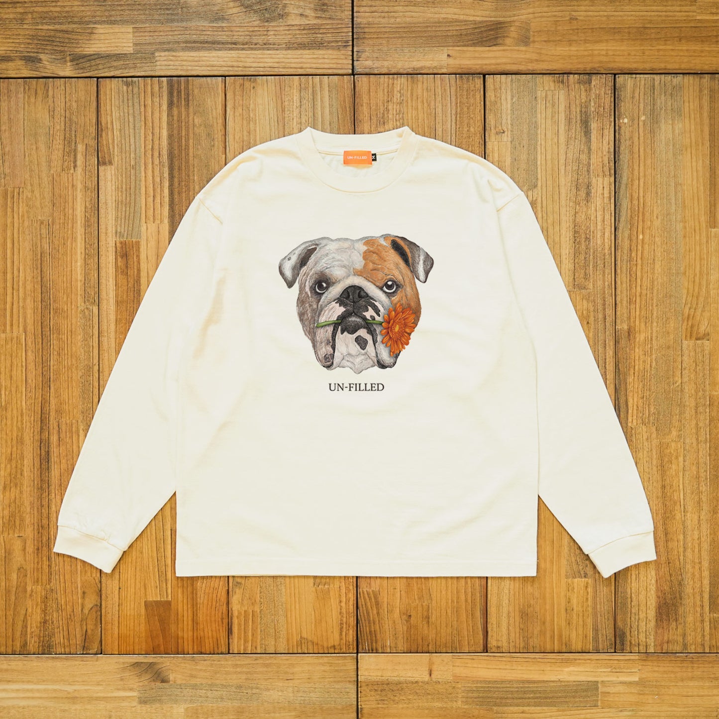 VINTAGE GERBERA DOG LONG SLEEVE T-SHIRT