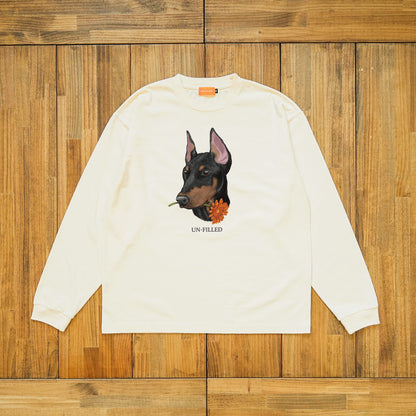 VINTAGE GERBERA DOG LONG SLEEVE T-SHIRT