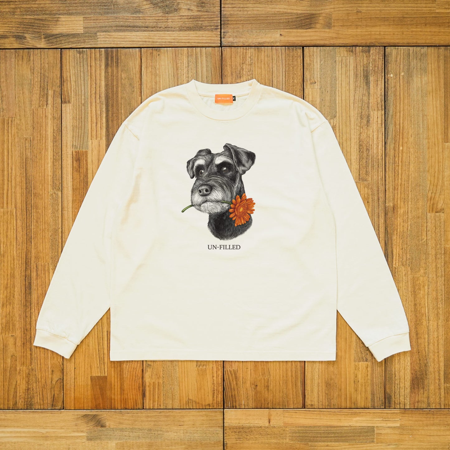 VINTAGE GERBERA DOG LONG SLEEVE T-SHIRT