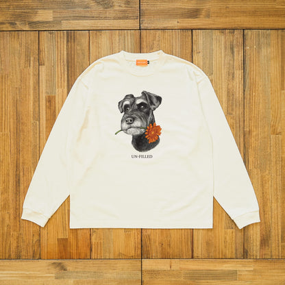 VINTAGE GERBERA DOG LONG SLEEVE T-SHIRT