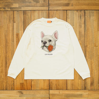VINTAGE GERBERA DOG LONG SLEEVE T-SHIRT