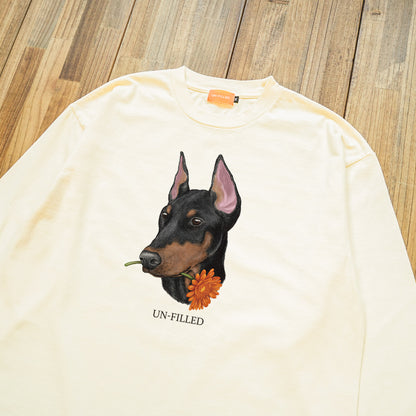 VINTAGE GERBERA DOG LONG SLEEVE T-SHIRT