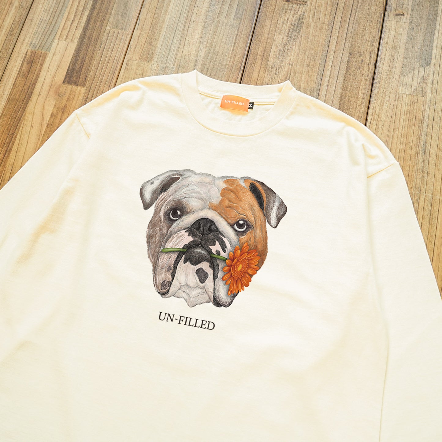 VINTAGE GERBERA DOG LONG SLEEVE T-SHIRT