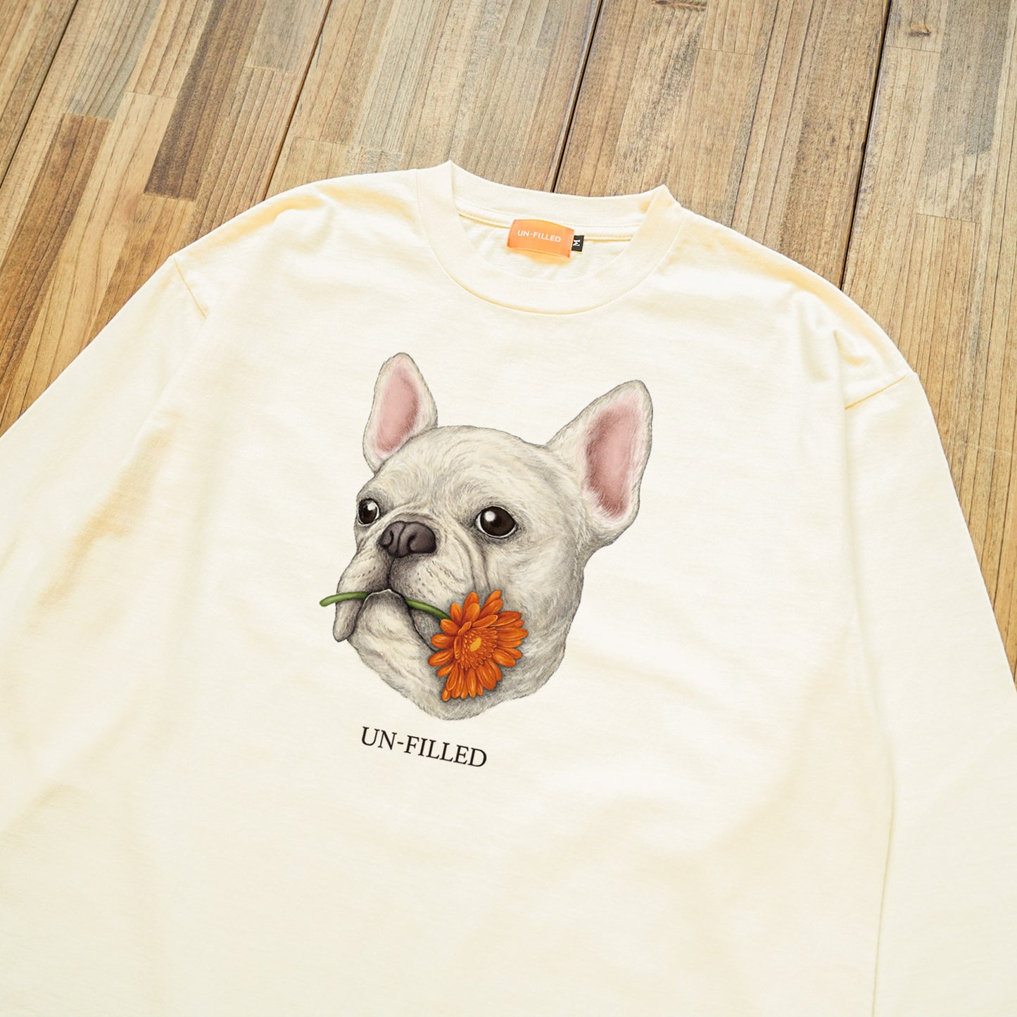 VINTAGE GERBERA DOG LONG SLEEVE T-SHIRT
