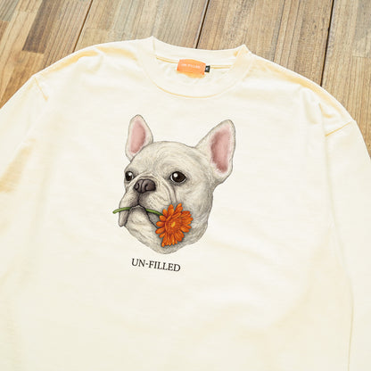 VINTAGE GERBERA DOG LONG SLEEVE T-SHIRT