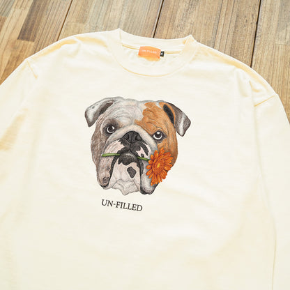 VINTAGE GERBERA DOG LONG SLEEVE T-SHIRT