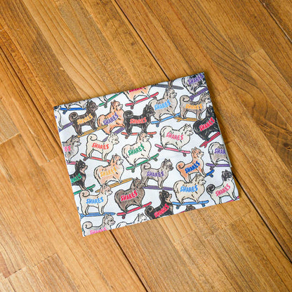 ゴールデン×ラブラドールレトリバー ALL OVER LONG BANDANA/ 総柄-バンダナ（送料無料）