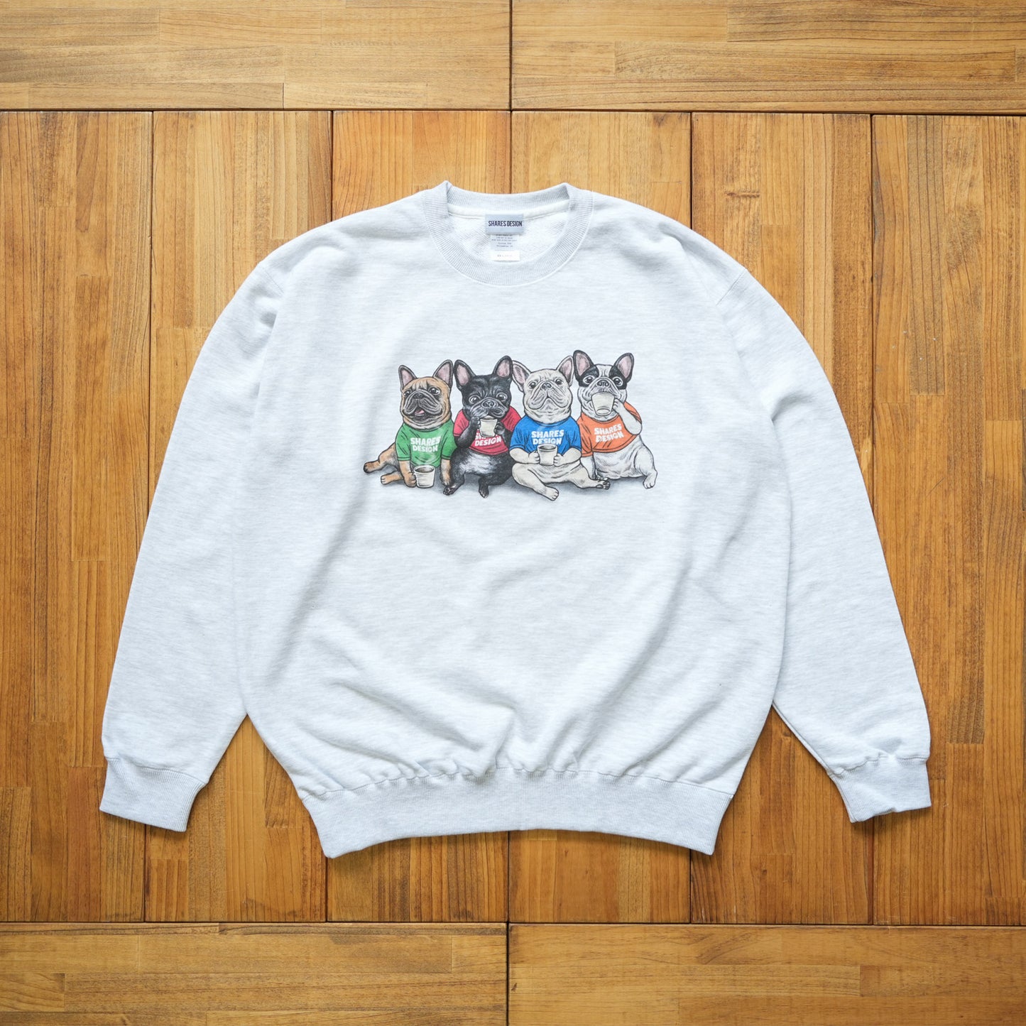 【期間限定！12月中旬お届け】4BUHI CAFE / クルーネックスウェット