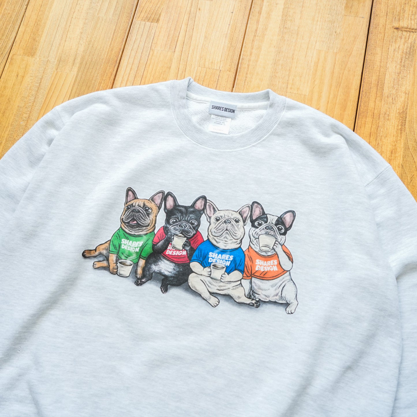 【期間限定！12月中旬お届け】4BUHI CAFE / クルーネックスウェット