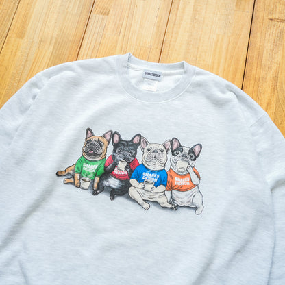 【期間限定！12月中旬お届け】4BUHI CAFE / クルーネックスウェット