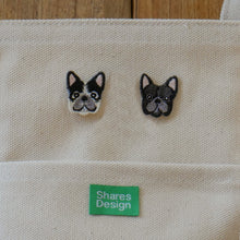 画像をギャラリービューアに読み込む, FB FACE 2P EMB HOLIDAY MIDDLE TOTE BAG【ナチュラル】
