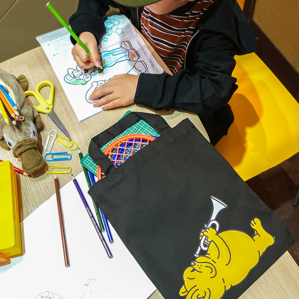 【期間限定！ 10/25 まで販売中】 〈COLOR-DOG〉 2PCS FLAT TOTE SET（送料無料）