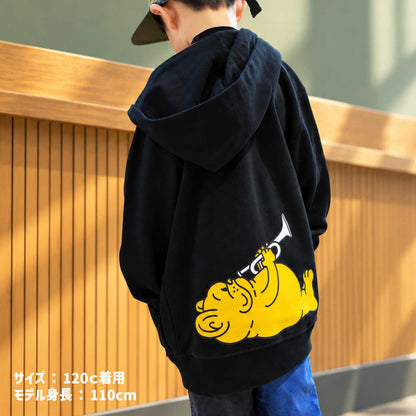 【期間限定！ 10/25 まで販売中】 〈COLOR-DOG〉 キッズZIPパーカー