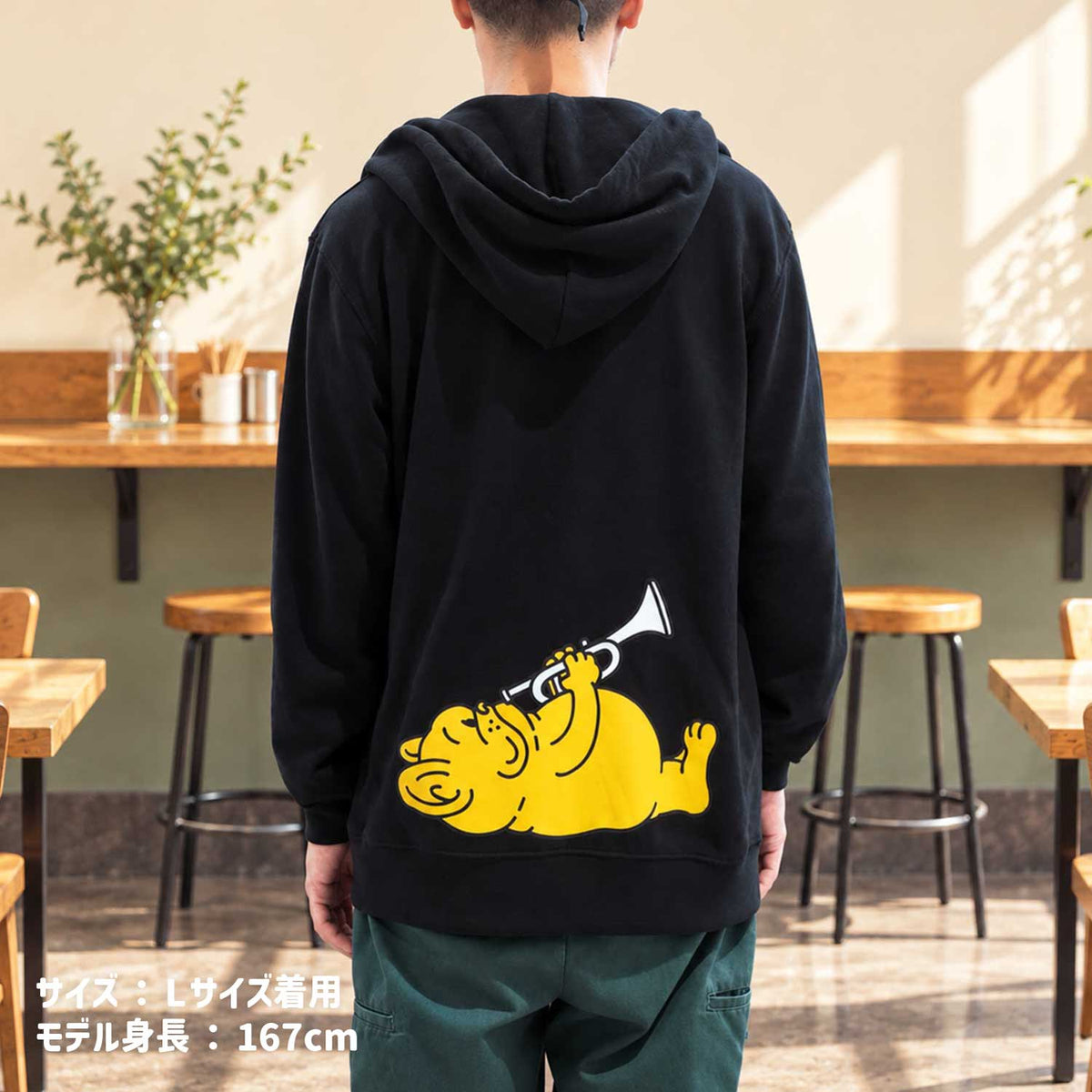 【期間限定！ 10/25 まで販売中】 〈COLOR-DOG〉 ZIPパーカー