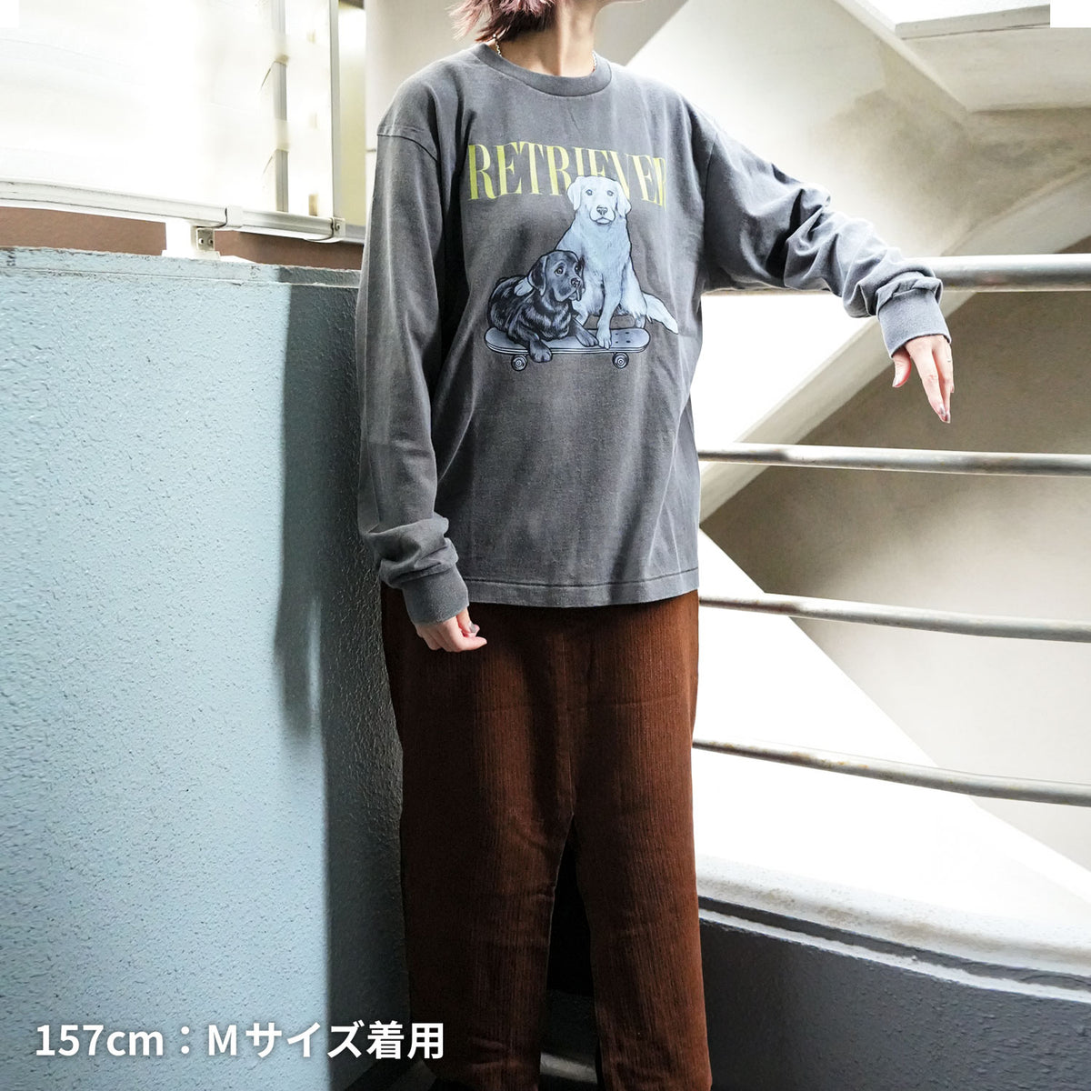 80s VINTAGE DOG  / 長袖Tシャツ【数量限定キーホルダー付き】