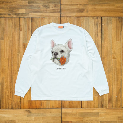 VINTAGE GERBERA DOG LONG SLEEVE T-SHIRT