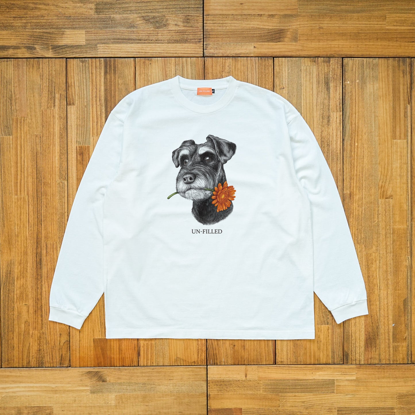 VINTAGE GERBERA DOG LONG SLEEVE T-SHIRT