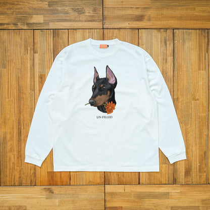 VINTAGE GERBERA DOG LONG SLEEVE T-SHIRT