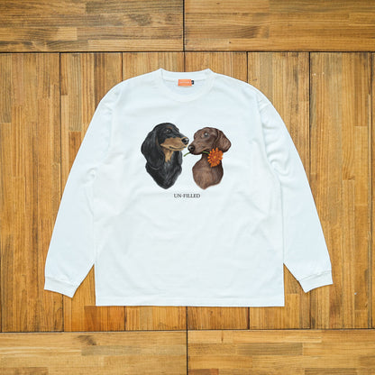 VINTAGE GERBERA DOG LONG SLEEVE T-SHIRT