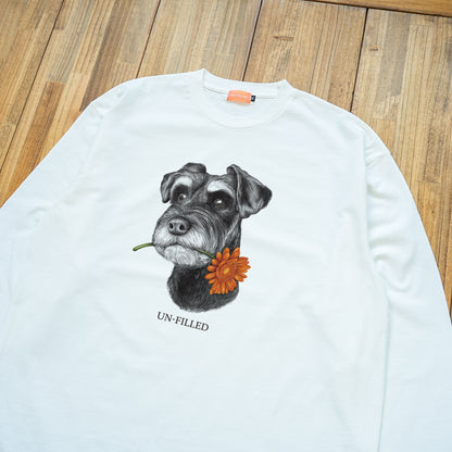 VINTAGE GERBERA DOG LONG SLEEVE T-SHIRT