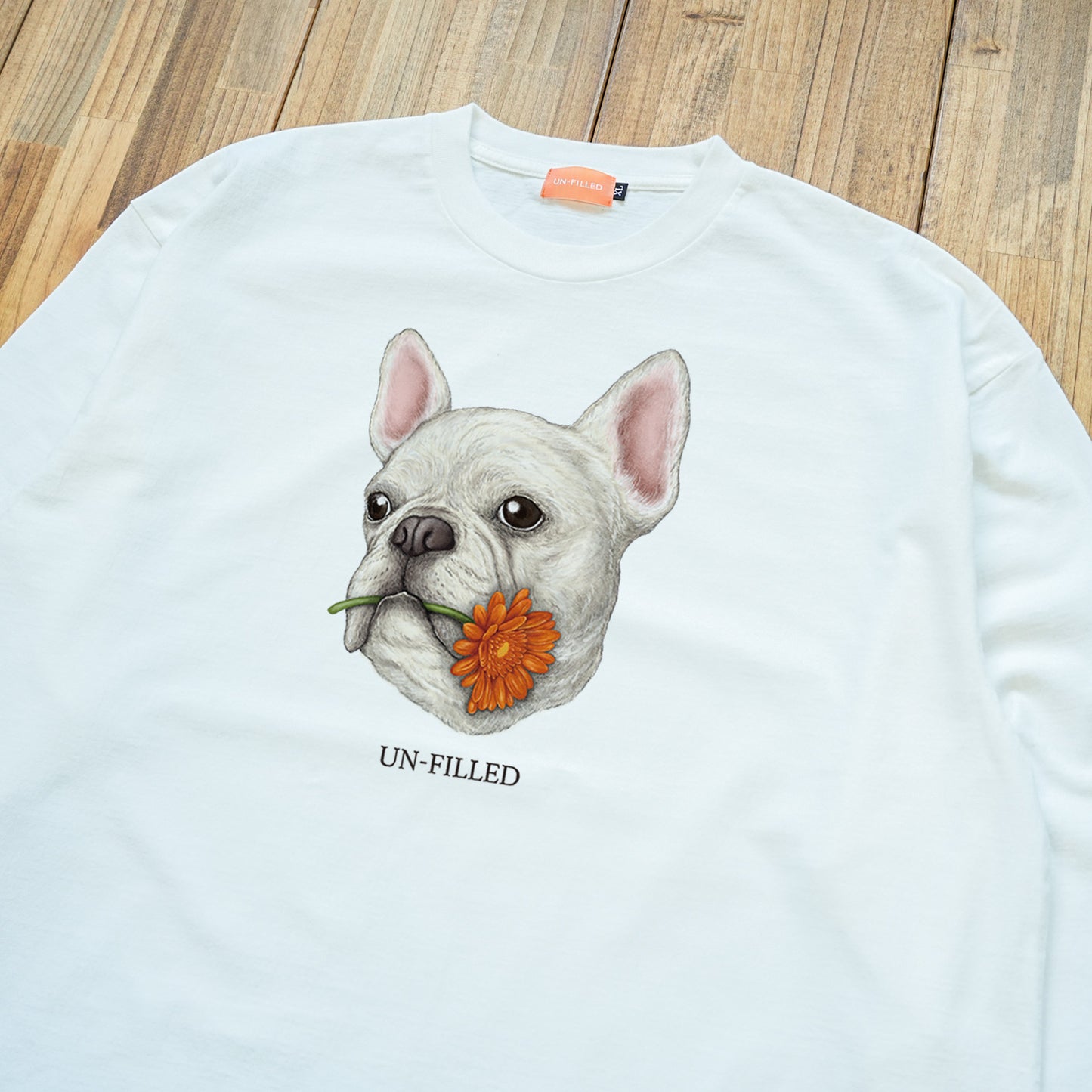 VINTAGE GERBERA DOG LONG SLEEVE T-SHIRT