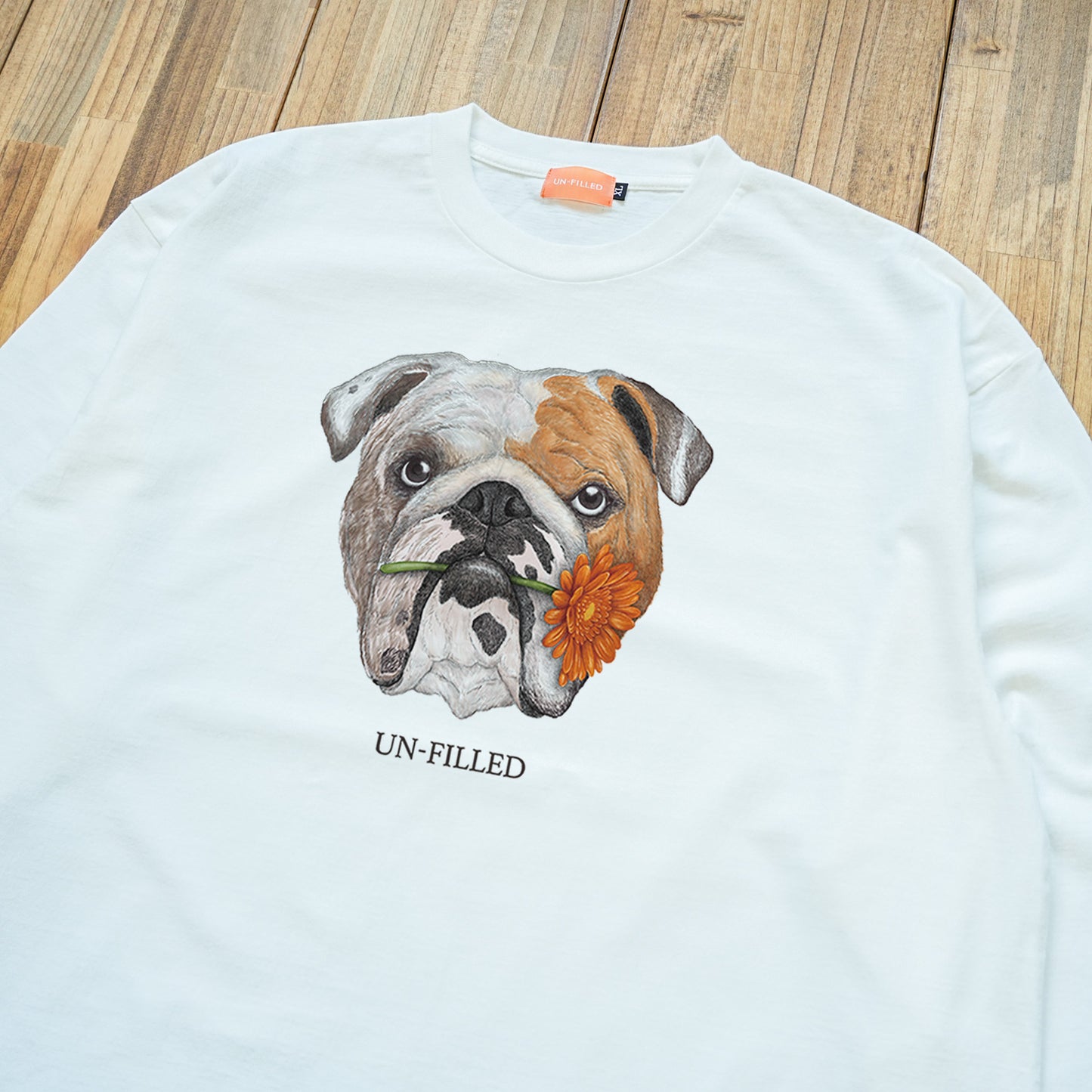 VINTAGE GERBERA DOG LONG SLEEVE T-SHIRT