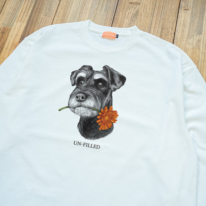 VINTAGE GERBERA DOG LONG SLEEVE T-SHIRT
