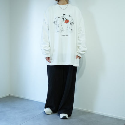 VINTAGE GERBERA DOG LONG SLEEVE T-SHIRT