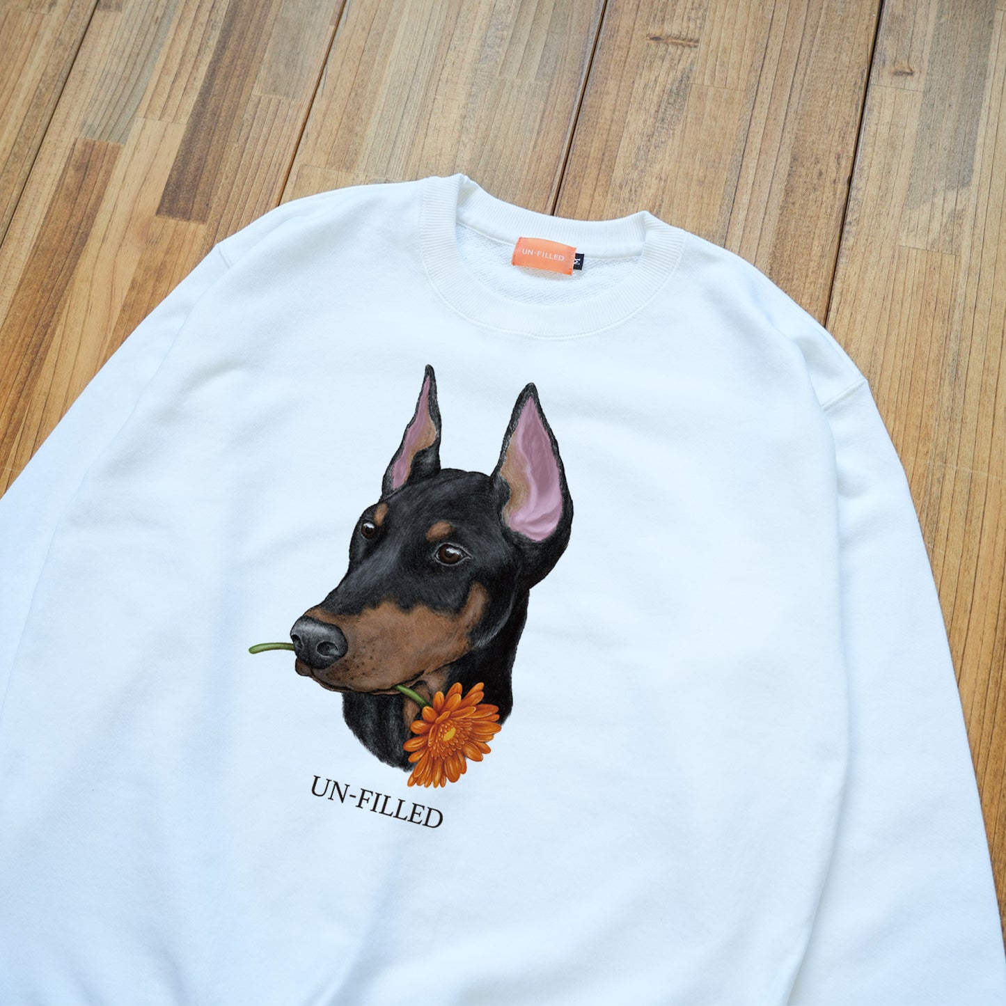 VINTAGE GERBERA DOG CN SWEAT