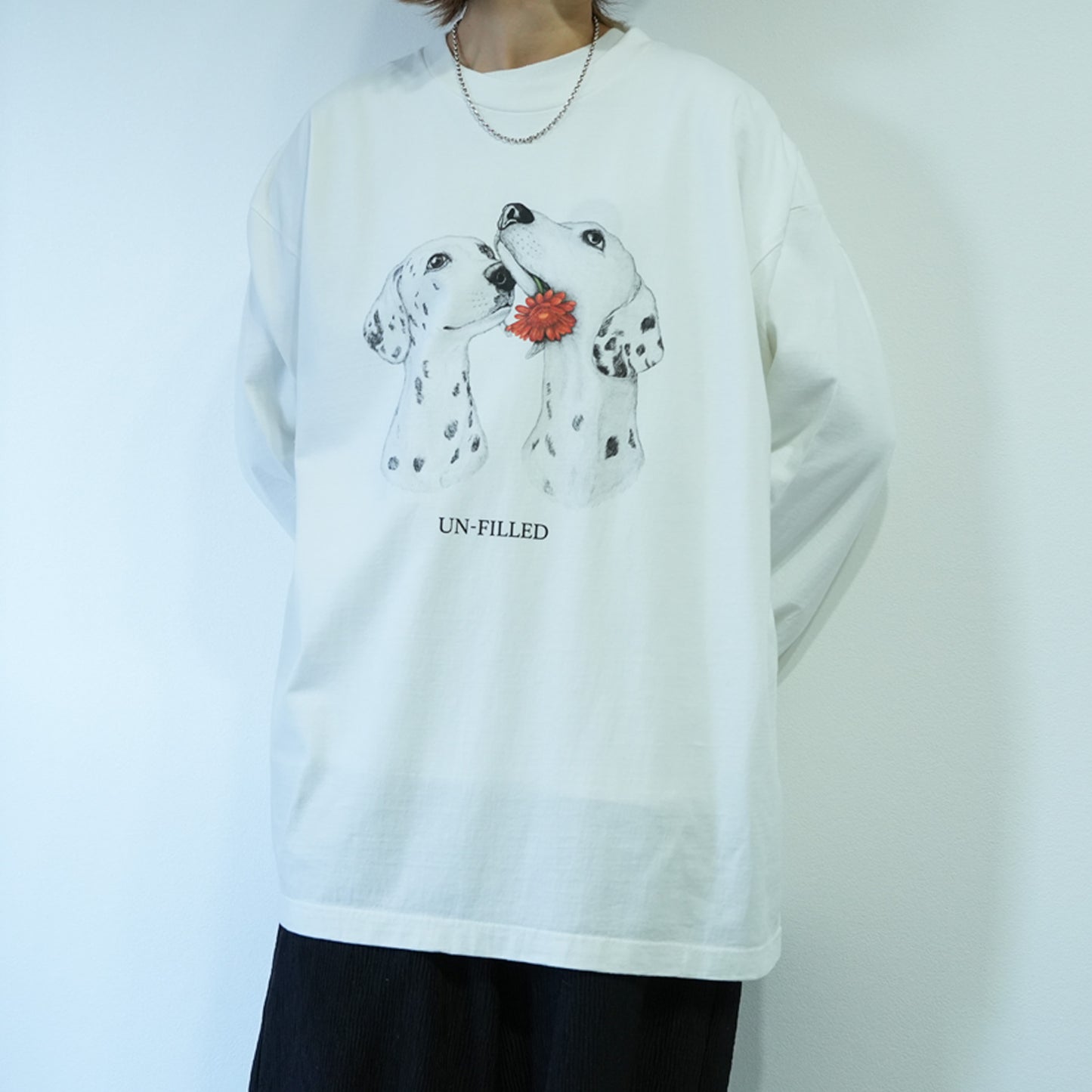 VINTAGE GERBERA DOG LONG SLEEVE T-SHIRT